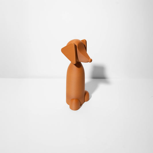 best buddy keepsake (dog urn) - warm clay brown