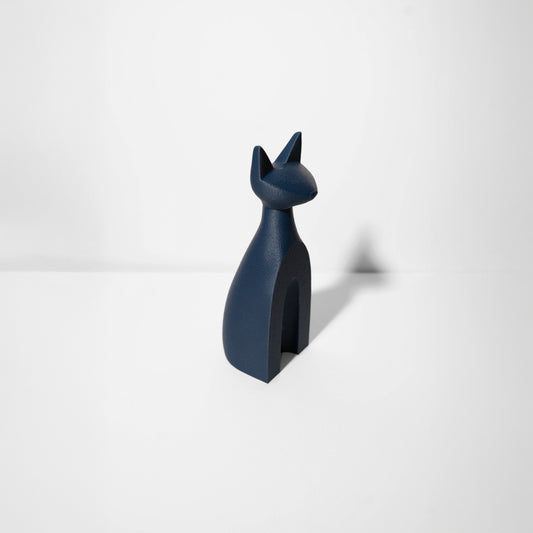 purrever keepsake (cat urn) - deep blue