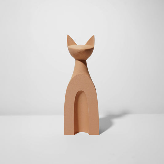 purrever keepsake (cat urn) - soft dune