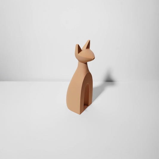 purrever keepsake (cat urn) - soft dune